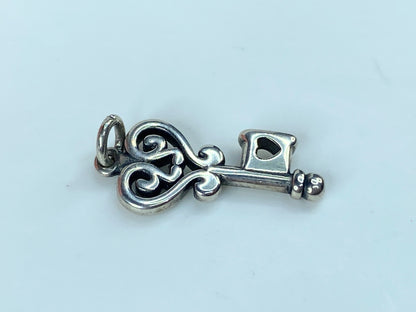 James Avery Key Sterling Silver to My Heart Charm, no box 1.6g JR852