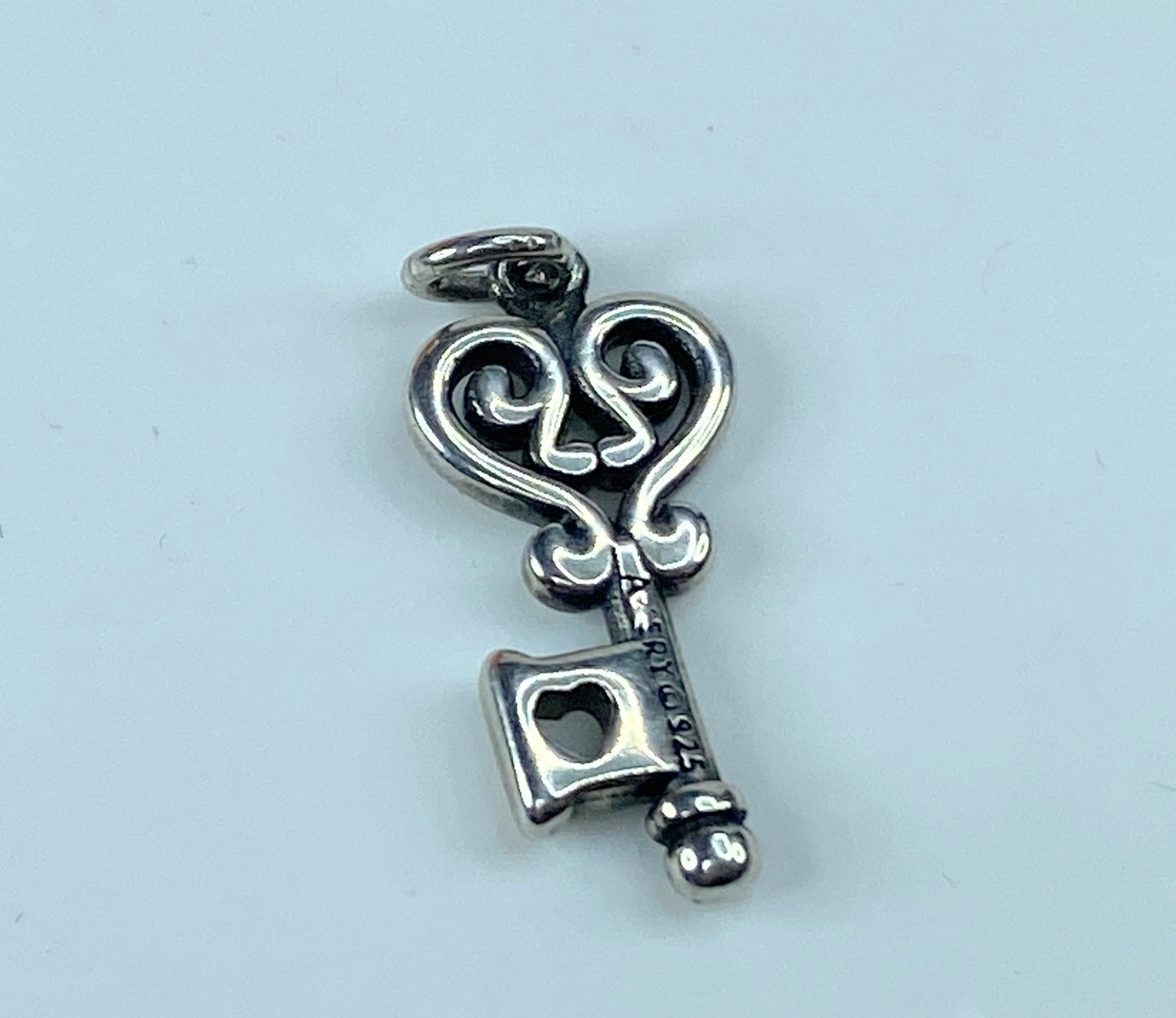 James Avery Key Sterling Silver to My Heart Charm, no box 1.6g JR852
