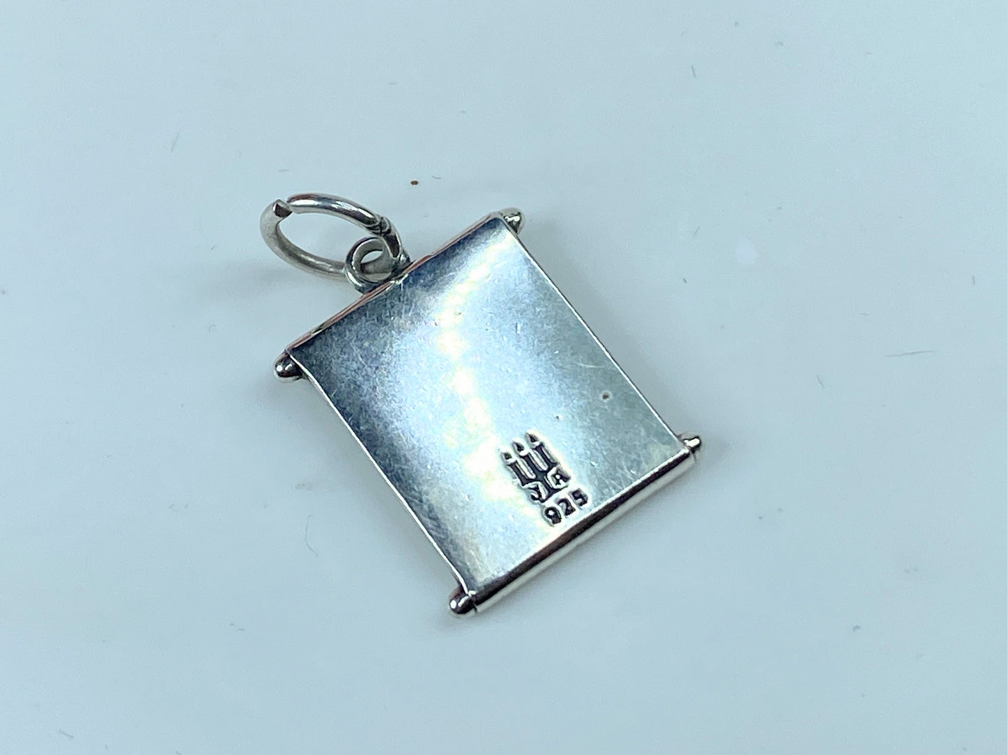 James Avery "All Things Are Possible" Scroll Charm, powerful promise 2.3g JR853