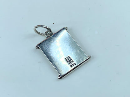 James Avery "All Things Are Possible" Scroll Charm, powerful promise 2.3g JR853