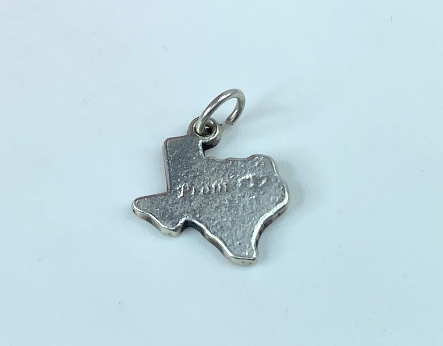 James Avery Sterling Silver State Of Texas Charm "Prom💕"  Sterling 2.2g JR854
