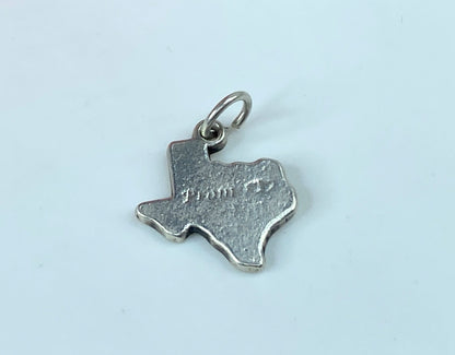 James Avery Sterling Silver State Of Texas Charm "Prom💕"  Sterling 2.2g JR854