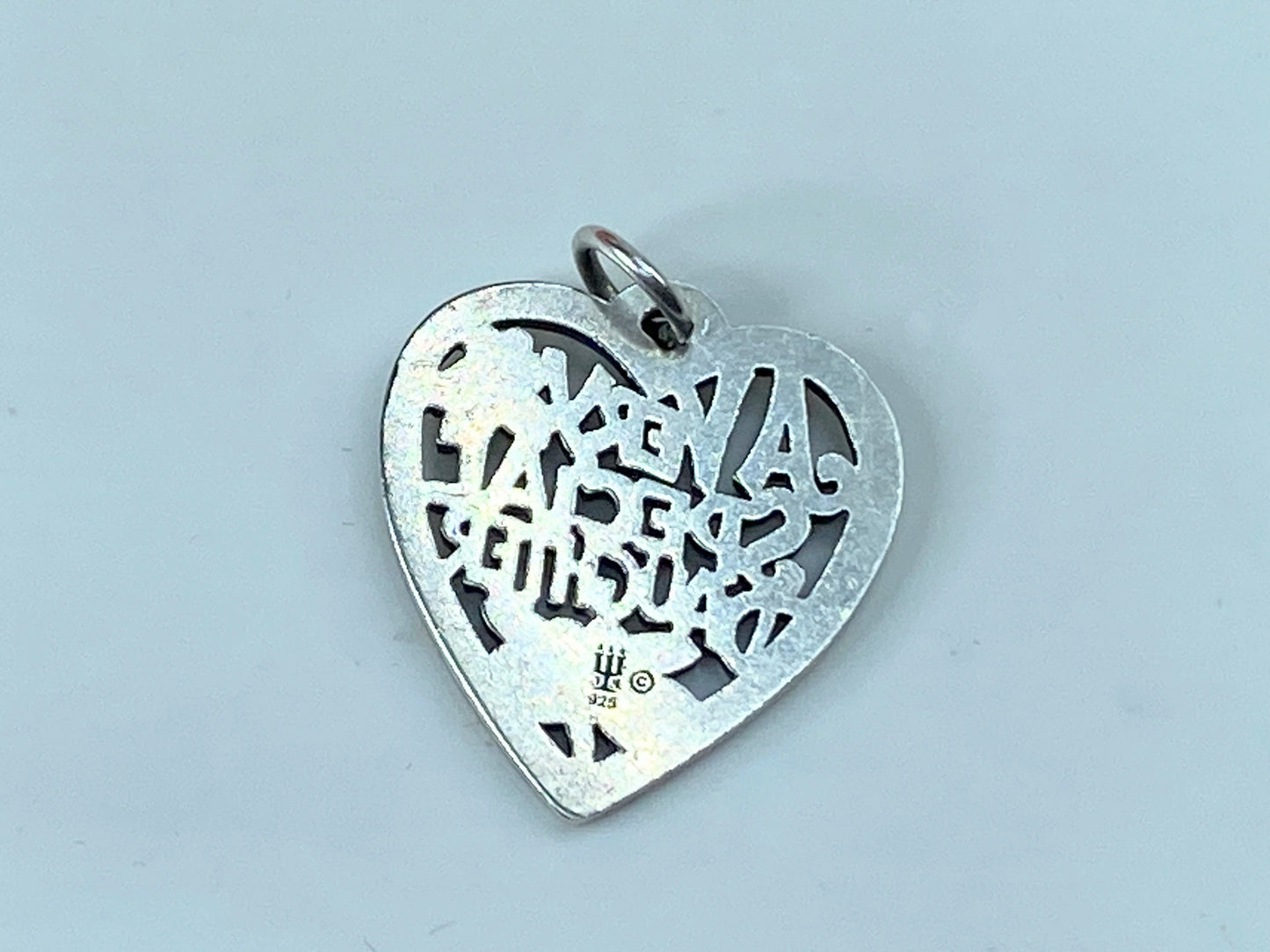 Retired James Avery "A Very Special Daughter Heart" Sterling Silver Charm JR857