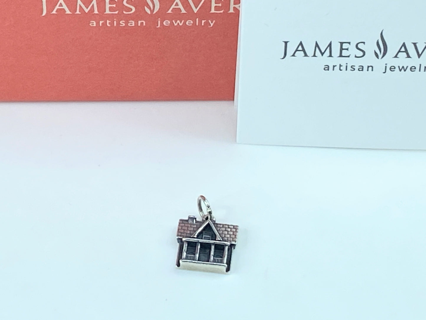 Retired rare James Avery signed "new home house" charm 2.9g JR858