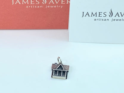 Retired rare James Avery signed "new home house" charm 2.9g JR858