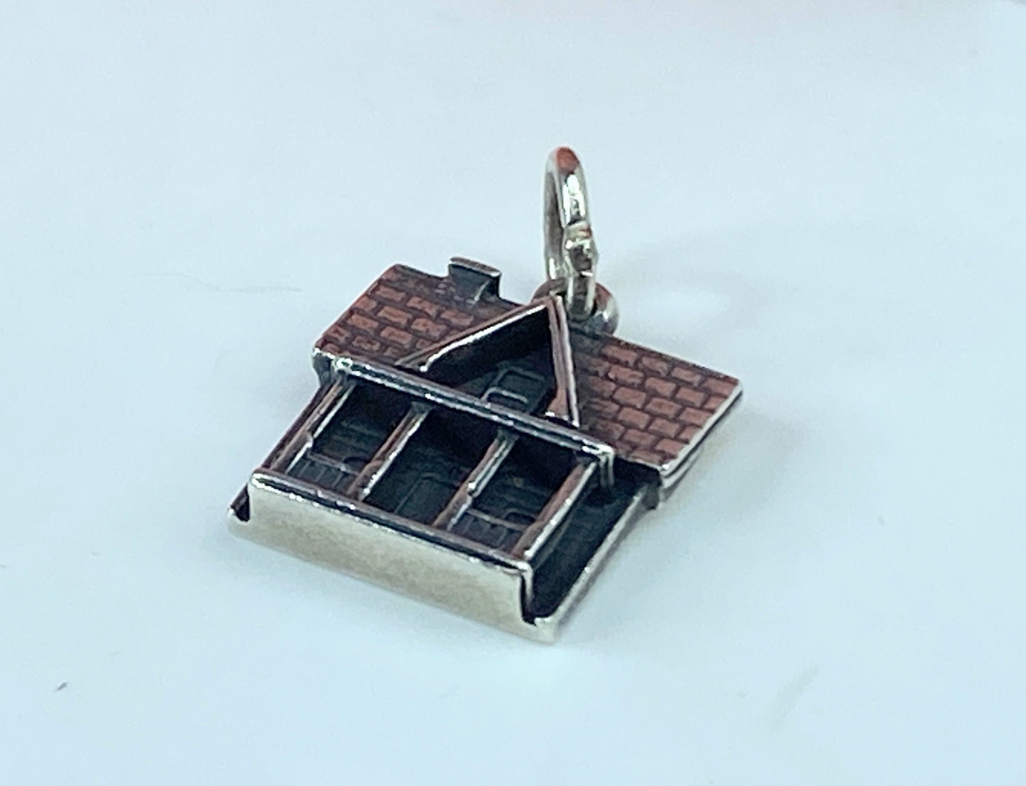 Retired rare James Avery signed "new home house" charm 2.9g JR858