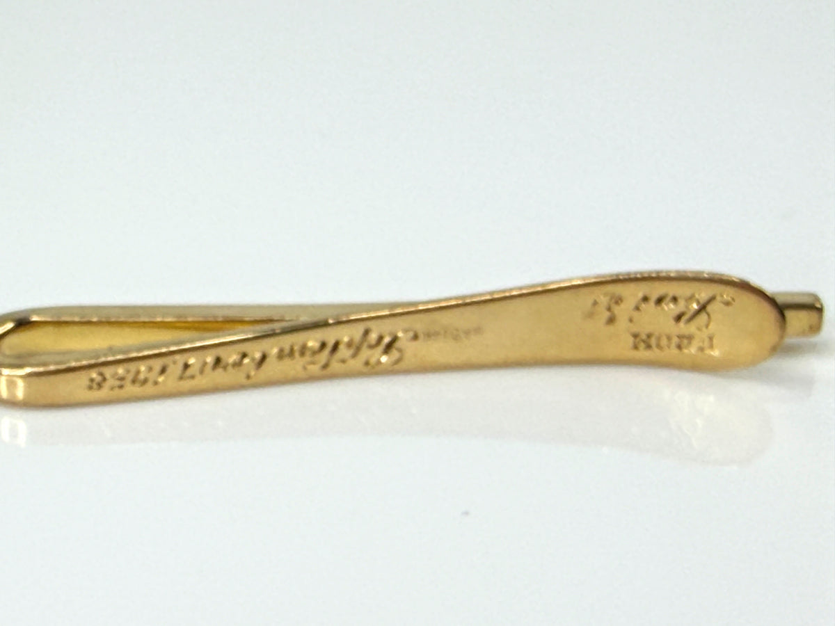 1960s Tiffany & Co. Schlumberger 18K Gold Tie Clip 6.2g JR2198