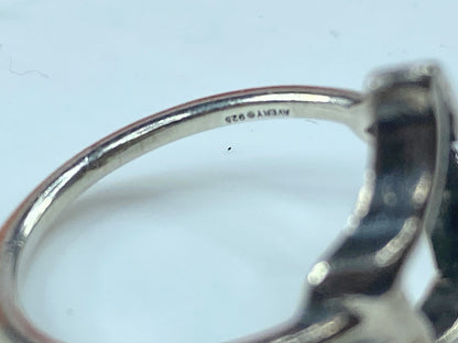 James Avery sterling silver Hammered Texas State line ring s7.75 2.5g JR860