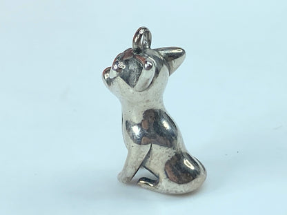 Rare James Avery Sterling "Little Chihuahua" Heart shaped eyes Charm JR861