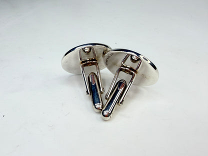 Vintage Tiffany & Co Sterling Nautical Flag Cufflinks SS237