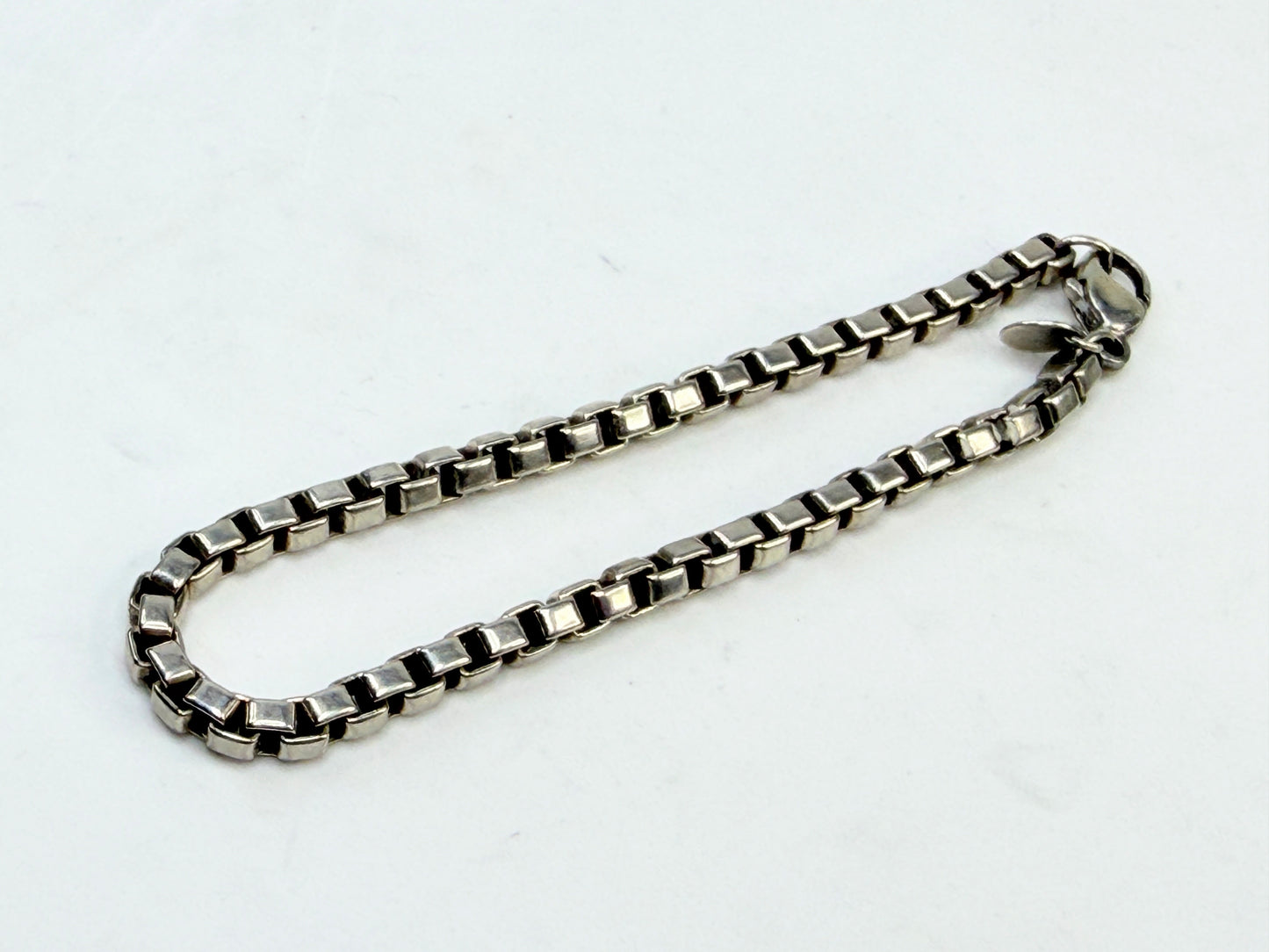 Tiffany & Co. Sterling Venetian Link Bracelet 7.5in JR1406