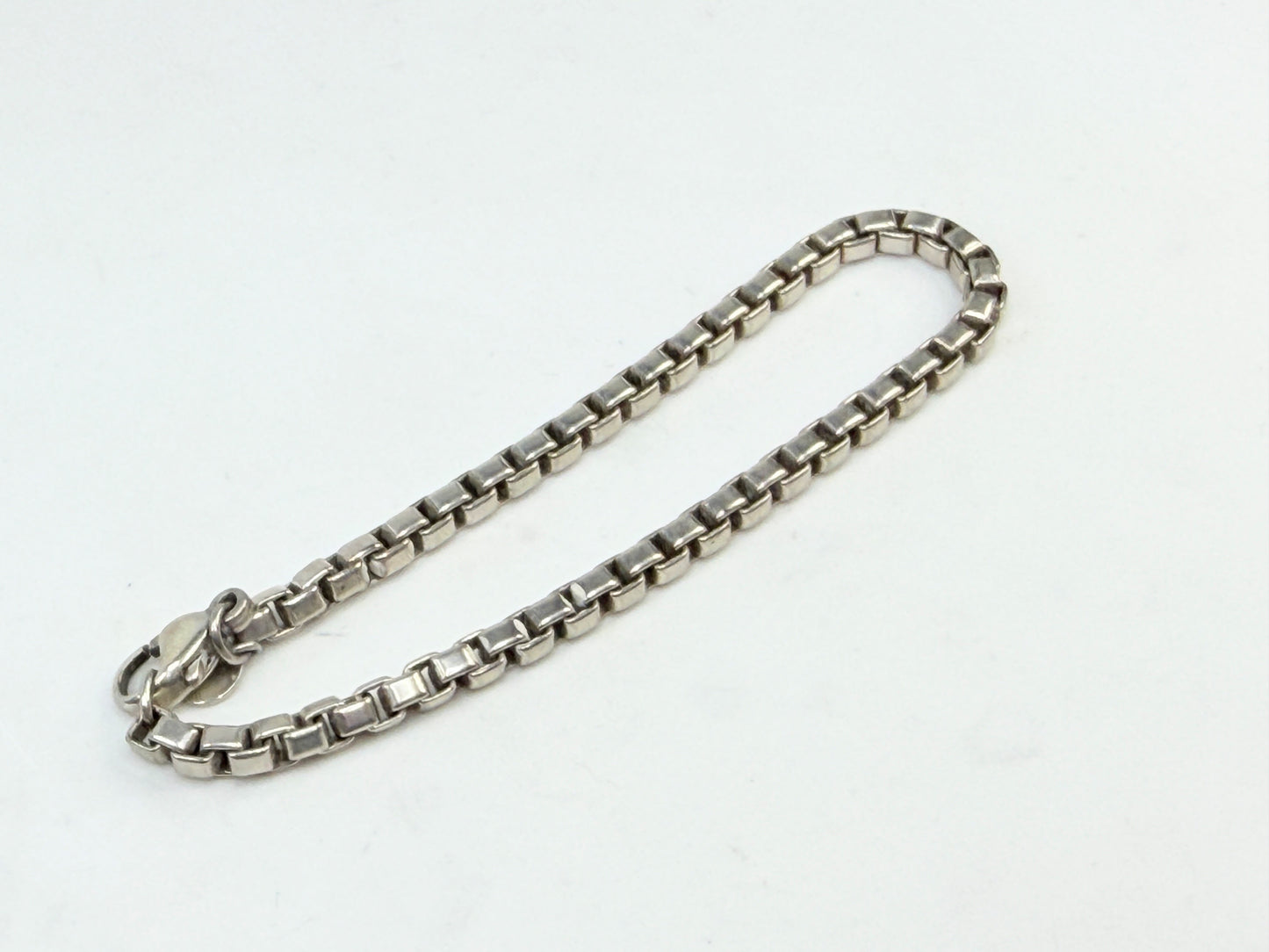 Tiffany & Co. Sterling Venetian Link Bracelet 7.5in JR1406