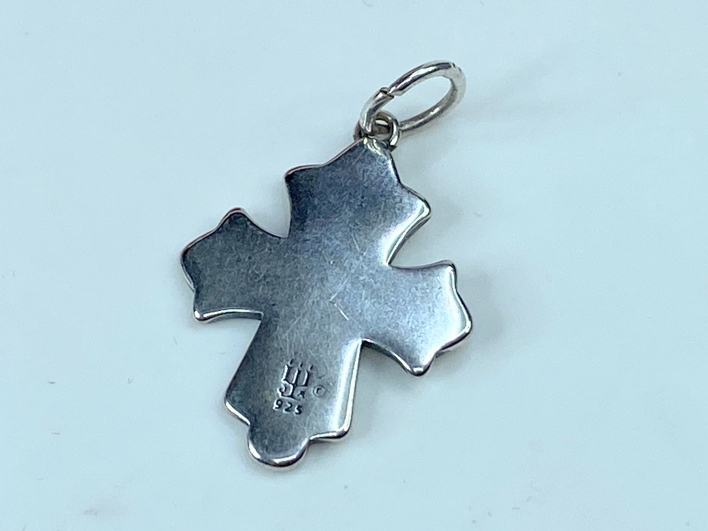James Avery Sterling His promise "With You Wherever You Go Cross" Charm JR856