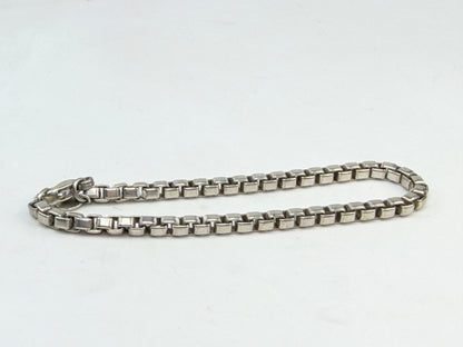 Tiffany & Co. Sterling Venetian Link Bracelet 7.5in JR1406