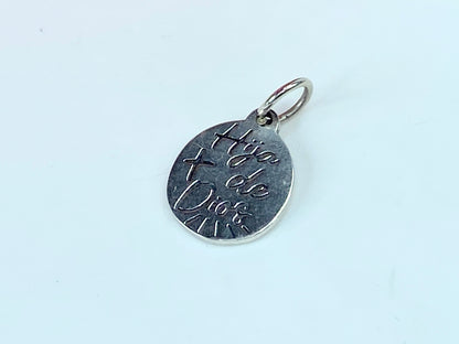 James Avery Sterling "Hija de Dios" daughter of God Charm 1.7g JR863