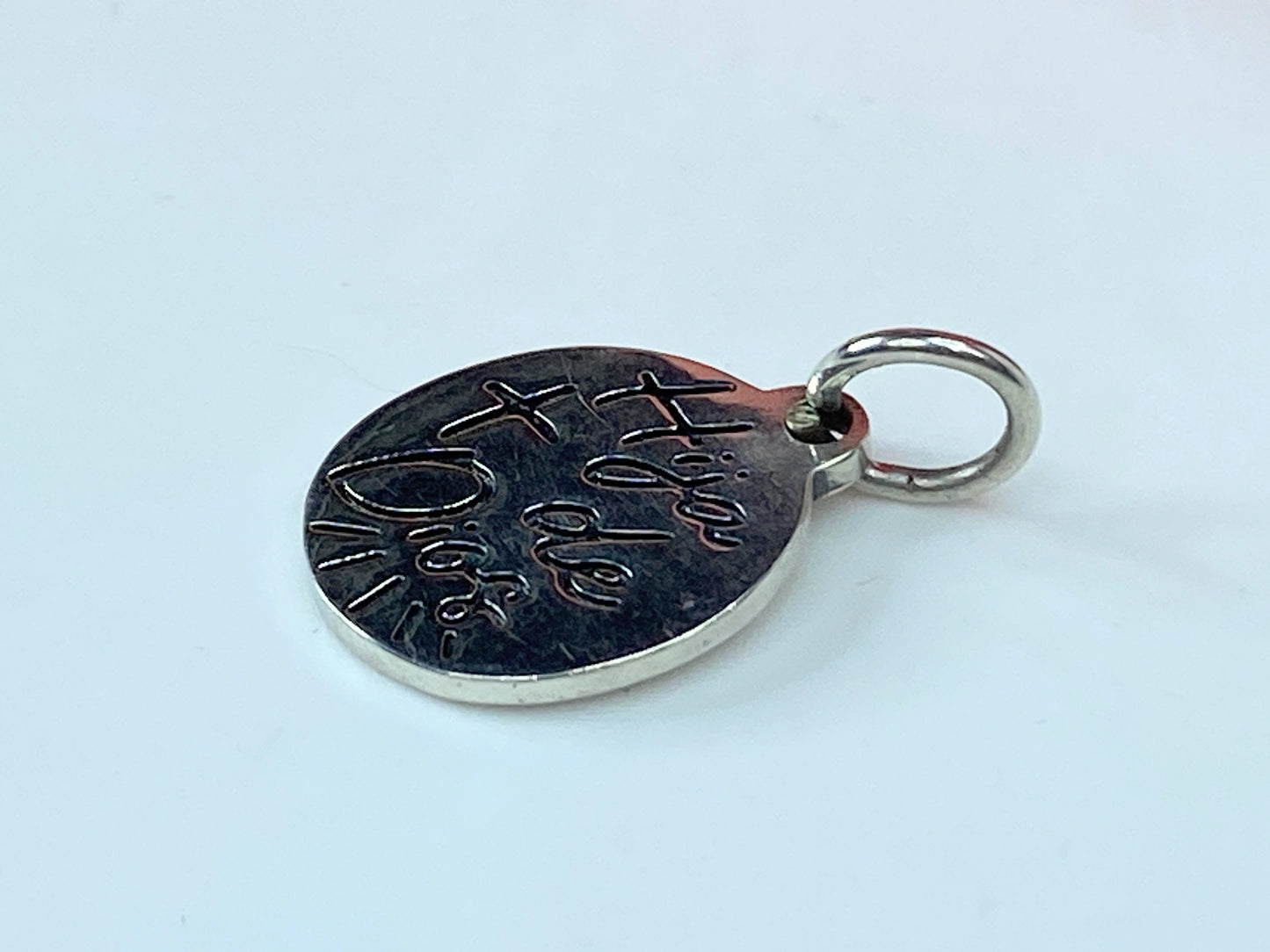 James Avery Sterling "Hija de Dios" daughter of God Charm 1.7g JR863
