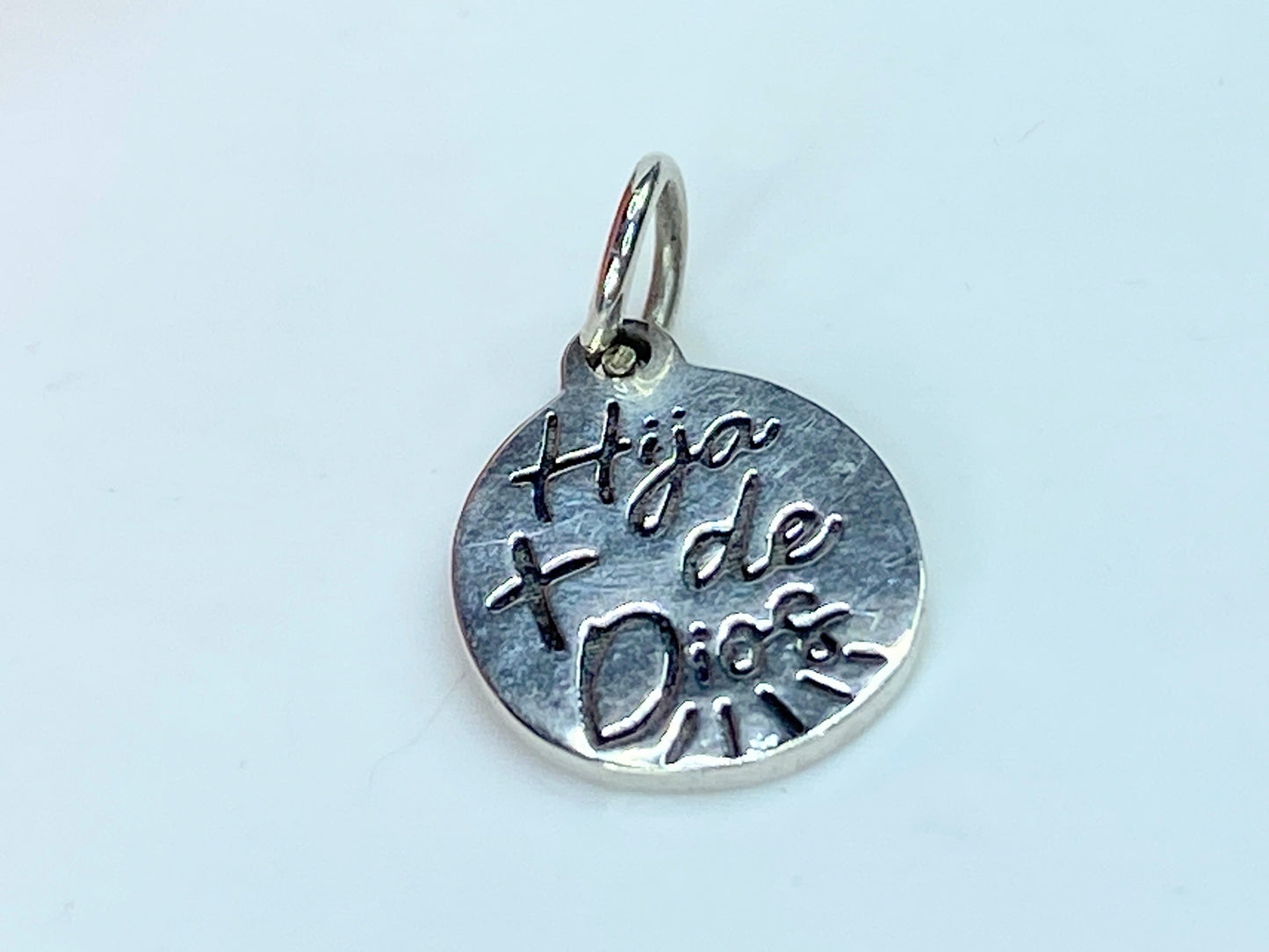 James Avery Sterling "Hija de Dios" daughter of God Charm 1.7g JR863