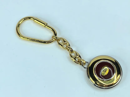 GUCCI Keyring Keychain Bag Charm GG logo gold silver new in box GS575