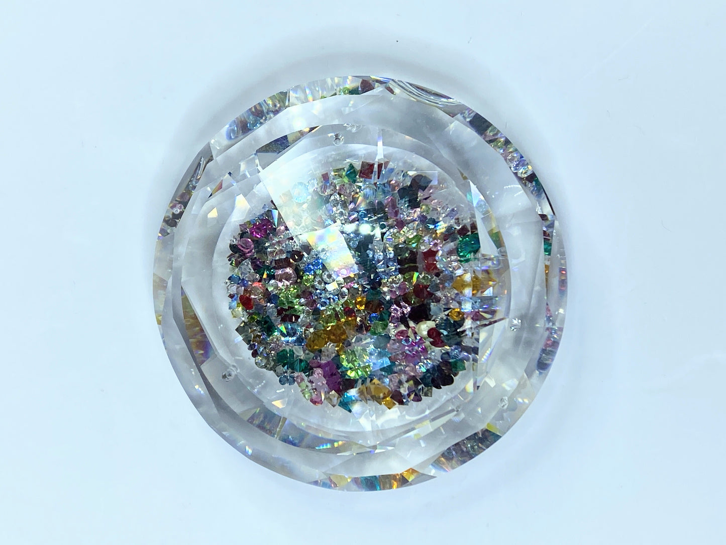 Swarovski Crystal 2005 Tropical Jewelry Box w/loose crystal COA Mirror S131