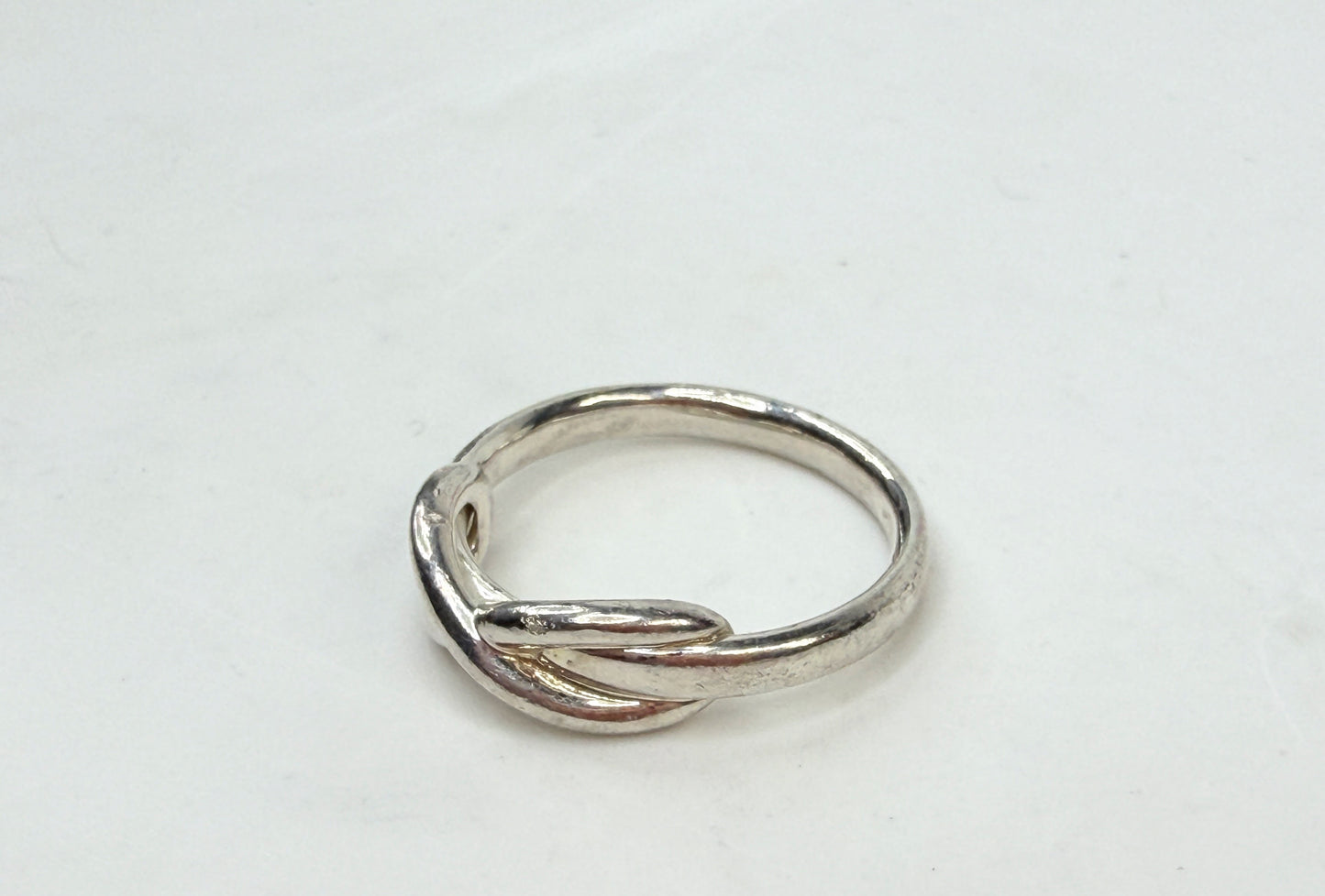 Tiffany Elsa Peretti Sterling Knot Band Ring Sz6.25 JR1409