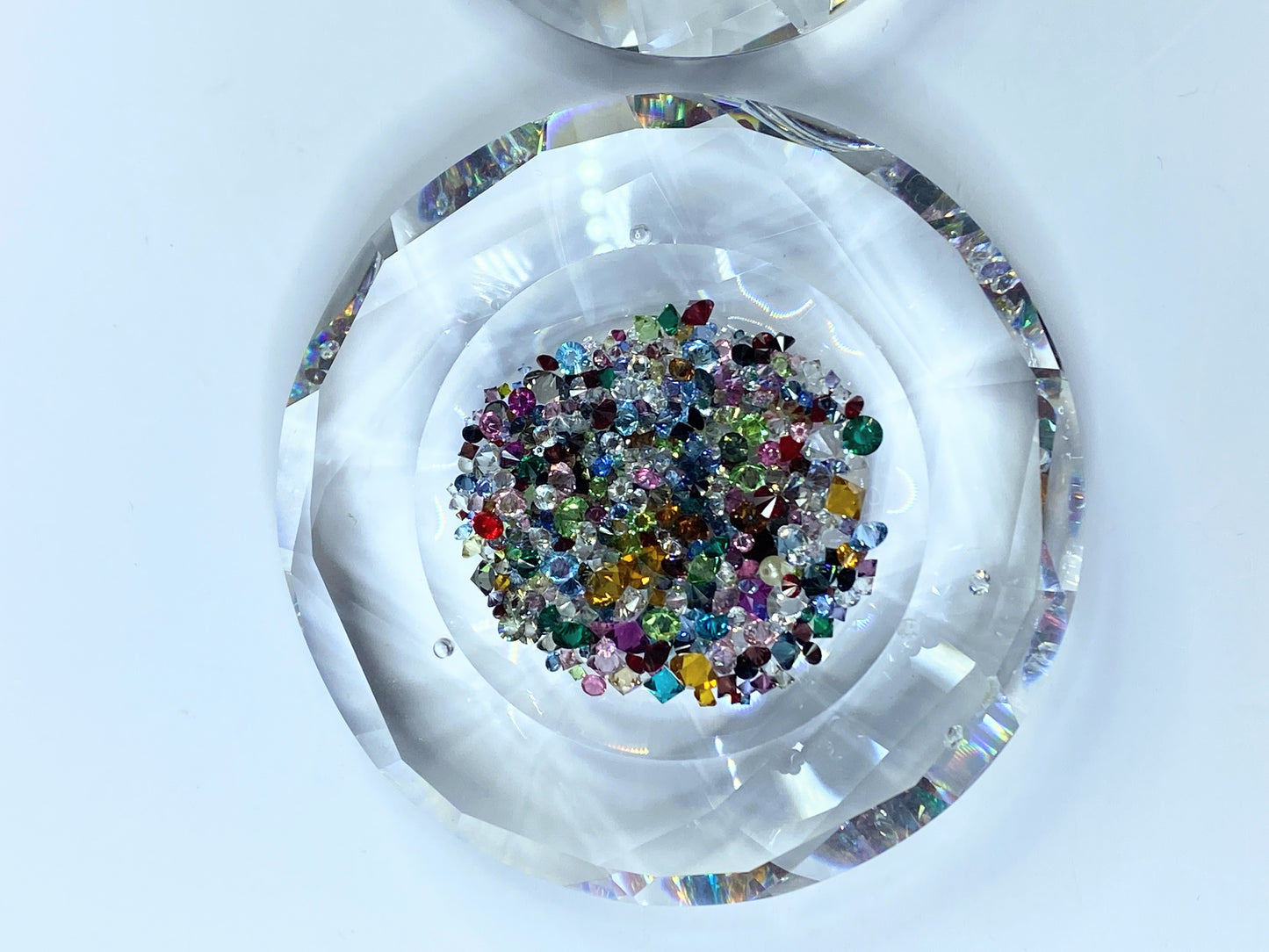 Swarovski Crystal 2005 Tropical Jewelry Box w/loose crystal COA Mirror S131