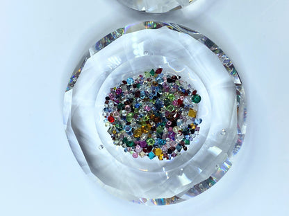 Swarovski Crystal 2005 Tropical Jewelry Box w/loose crystal COA Mirror S131