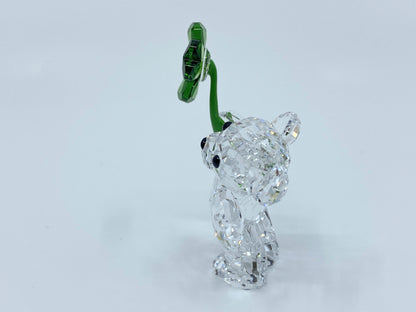 Swarovski Kris Bear Lucky Charm Figurine, One Size, Green NIB S136