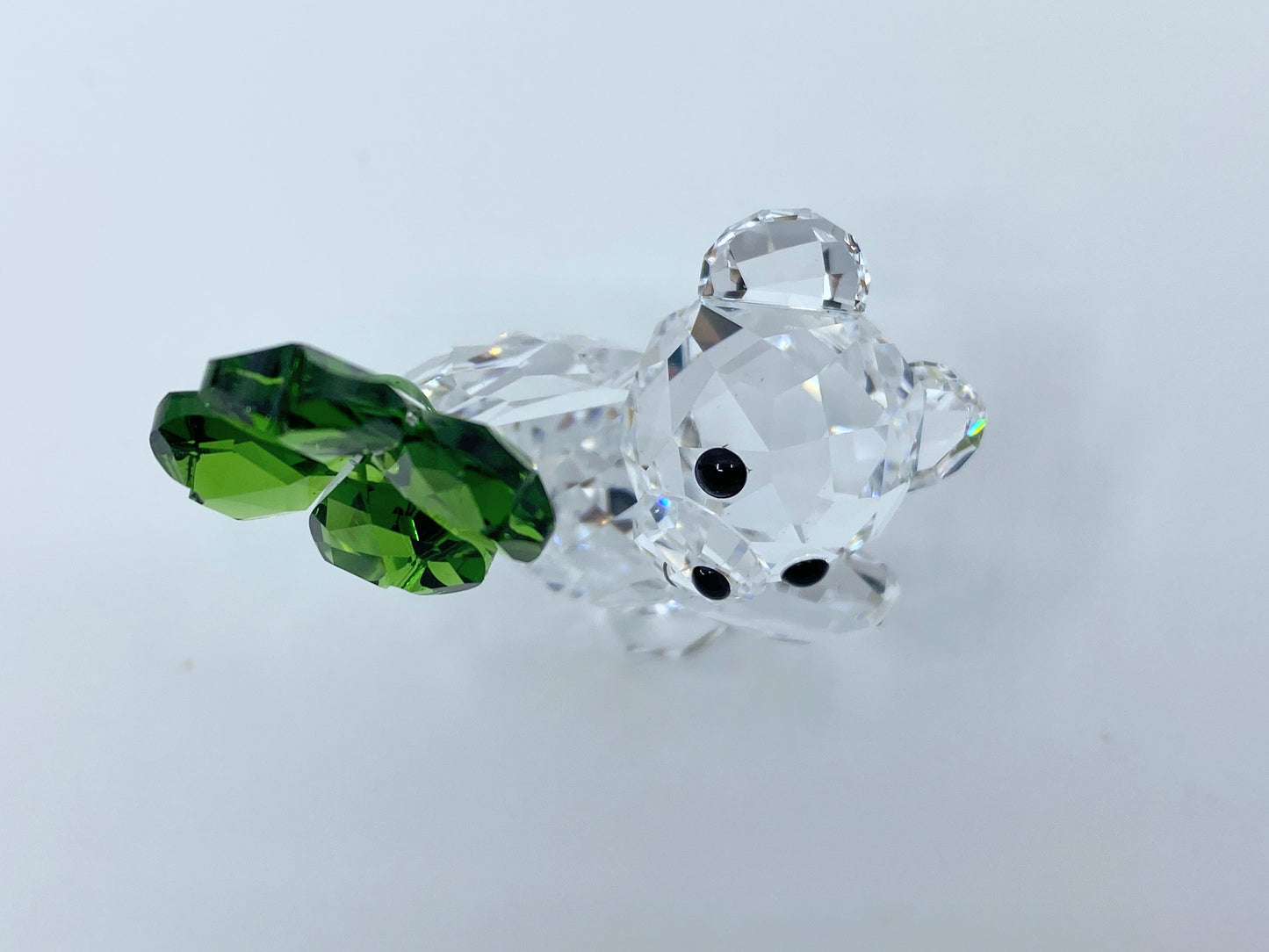 Swarovski Kris Bear Lucky Charm Figurine, One Size, Green NIB S136