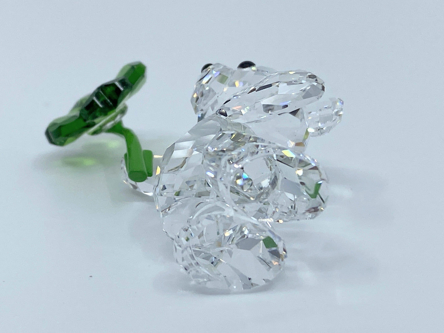 Swarovski Kris Bear Lucky Charm Figurine, One Size, Green NIB S136