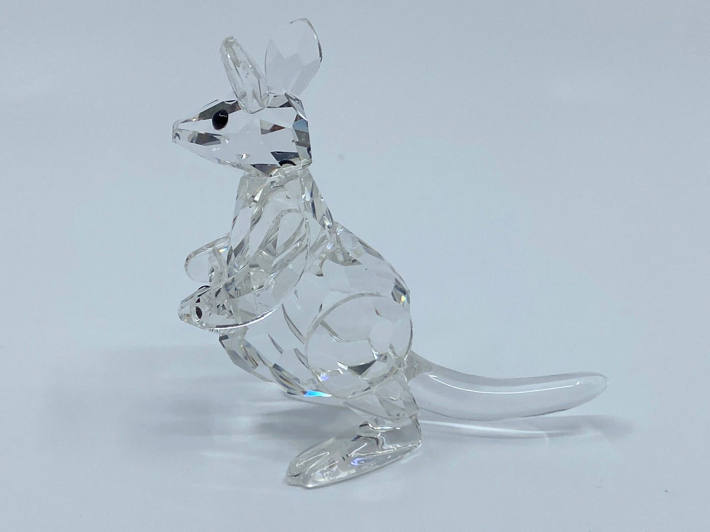 Swarovski Mother Kangaroo with Baby Joey Retired 2006 S137