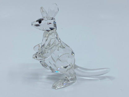 Swarovski Mother Kangaroo with Baby Joey Retired 2006 S137