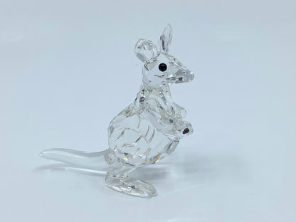 Swarovski Mother Kangaroo with Baby Joey Retired 2006 S137