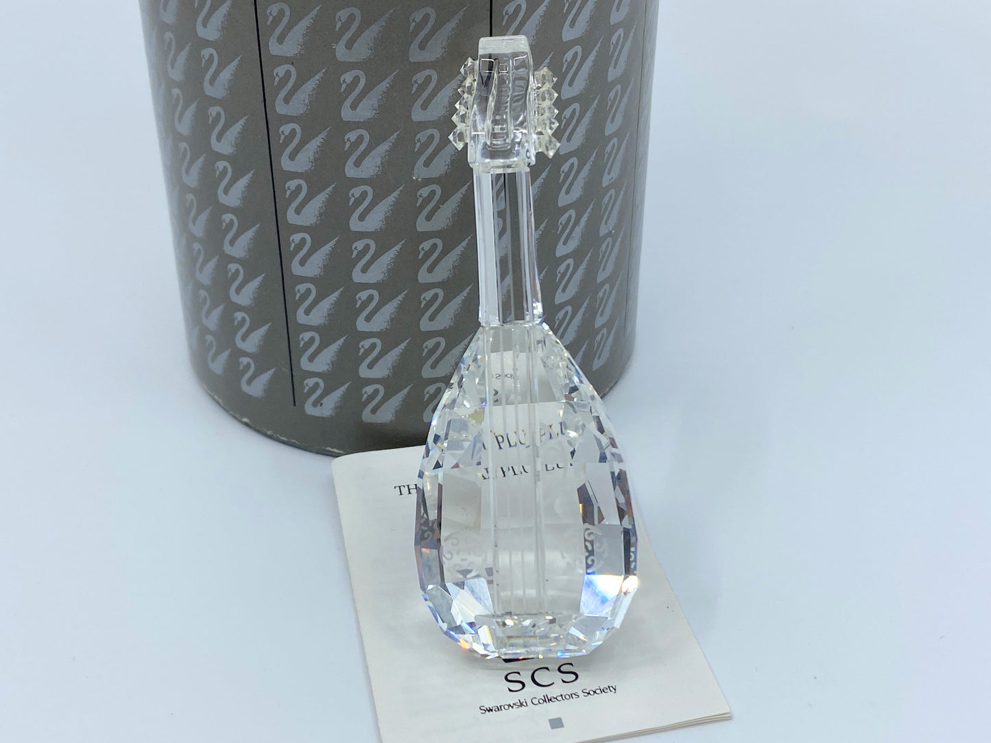 Swarovski Crystal Lute in original box S144