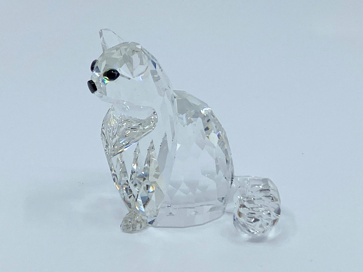Swarovski Sitting mother Cat figurine crystal with original box and COA S188