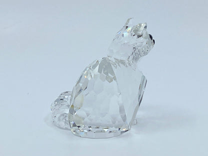 Swarovski Sitting mother Cat figurine crystal with original box and COA S188