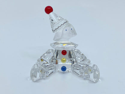 Swarovski crystal figurine puppet clown in original box Mint S156