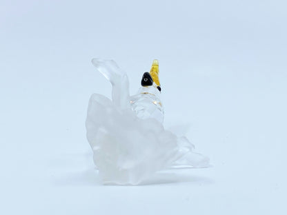 Swarovski Crystal Cockatoo Figurine 3" Feathered Friends Series w/box S139