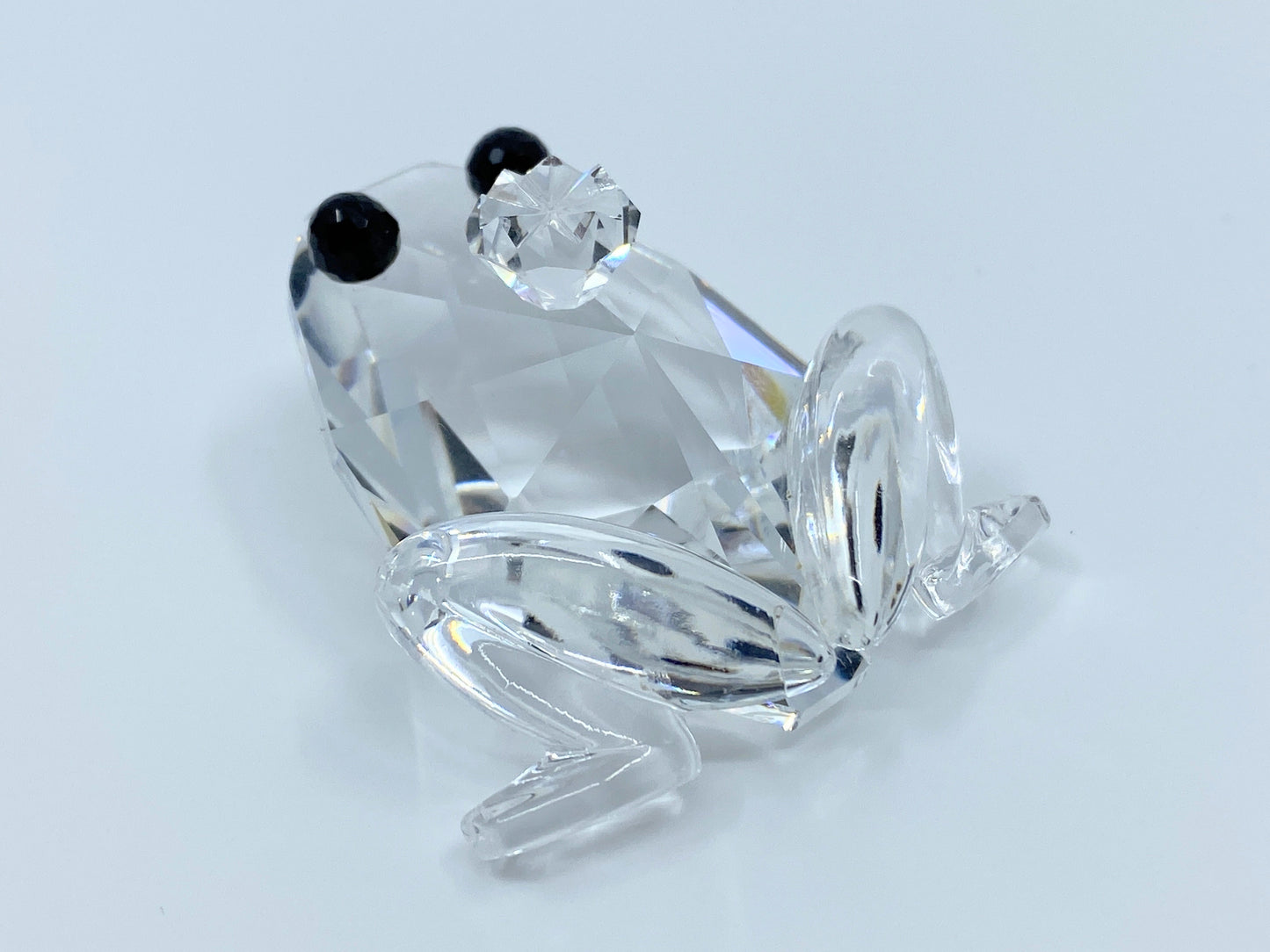 Swarovski Crystal Prince Frog black eyes 010010 mint boxed retired rare S140