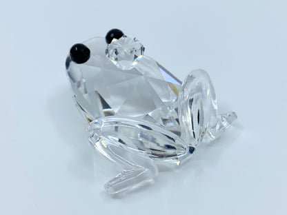 Swarovski Crystal Prince Frog black eyes 010010 mint boxed retired rare S140