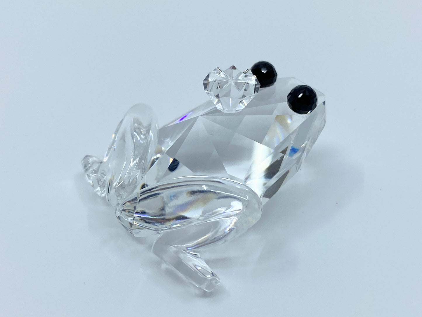 Swarovski Crystal Prince Frog black eyes 010010 mint boxed retired rare S140