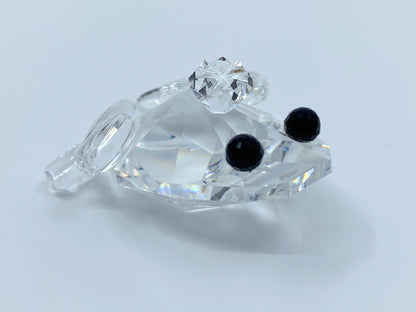 Swarovski Crystal Prince Frog black eyes 010010 mint boxed retired rare S140
