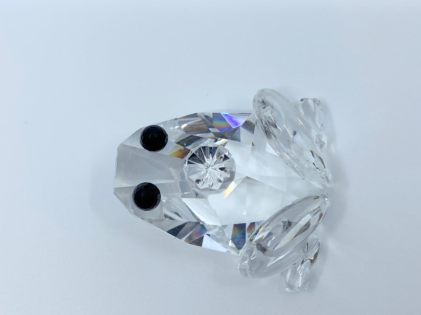 Swarovski Crystal Prince Frog black eyes 010010 mint boxed retired rare S140