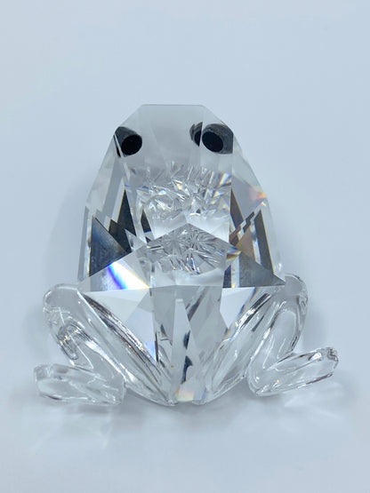 Swarovski Crystal Prince Frog black eyes 010010 mint boxed retired rare S140