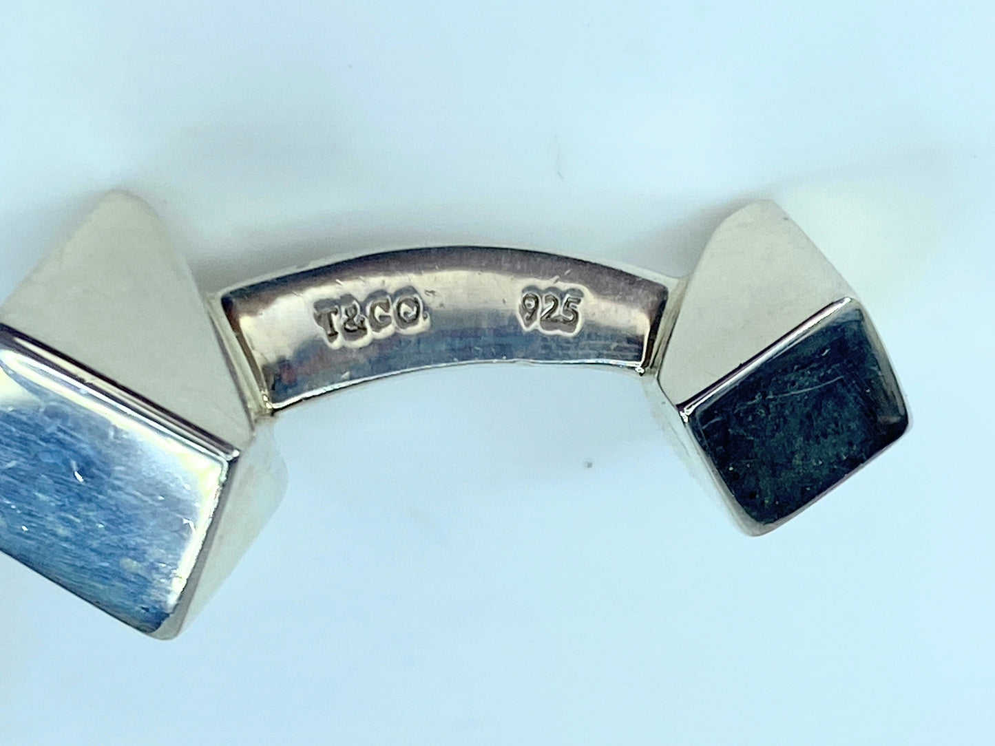 Tiffany & Co. Frank Gehry Torque Cube Cufflinks Sterling Silver 925 21.7g G84