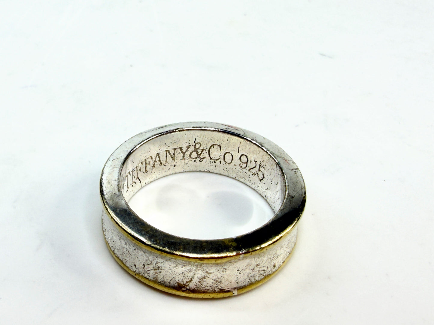 Tiffany & Co 1837 Wide Concave Ring Sterling Silver JR1240