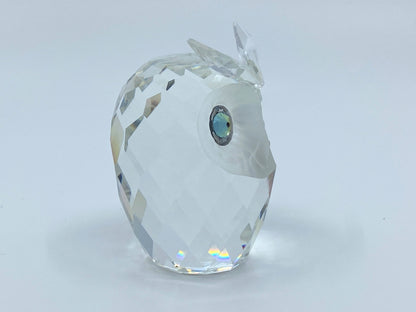 Large Swarovski Crystal Owl  in Box Austria Max Schreck Mint 2.75" Retired S146