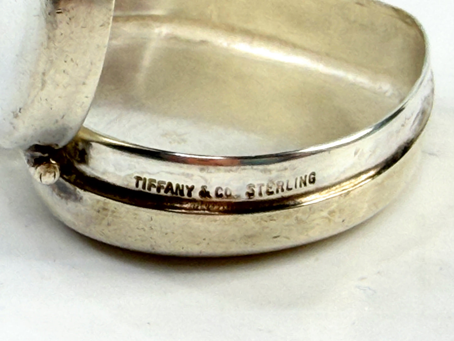 Tiffany & Co Sterling Silver Heart Pill Box Forever SS239