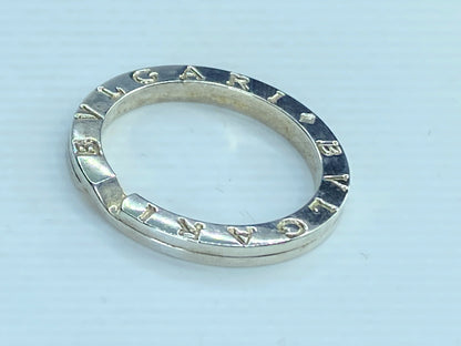 BVLGARI B-Zero 1 Key Ring Necklace Top sterling Silver 925 Charm with box GS300