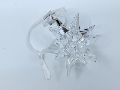 Swarovski Crystal Clear 3D Star Christmas Holiday Ornament #5064257 S151