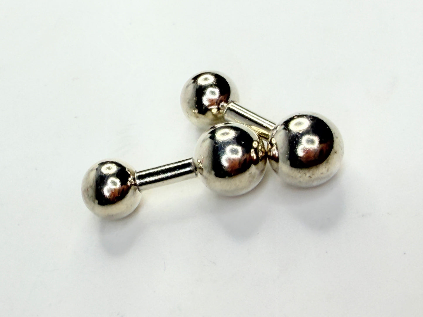 Vintage Tiffany & Co. Sterling Silver 1837 Barbell Cuff Links SS245